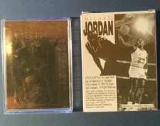 23 karat gold michael jordan card worth